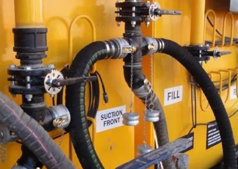 Close-up of gas pipe